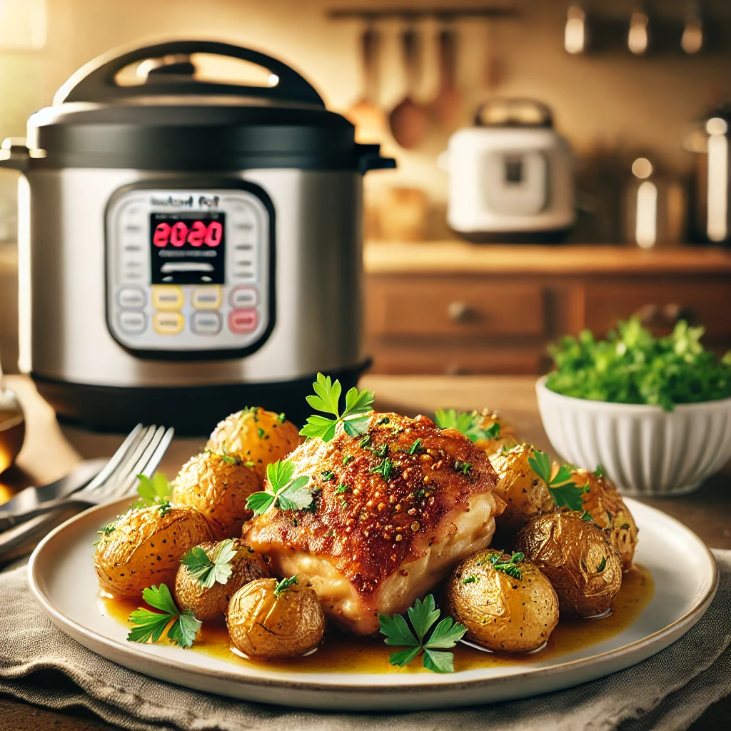 Instant Pot and Air Fryer Chicken & Potatoes