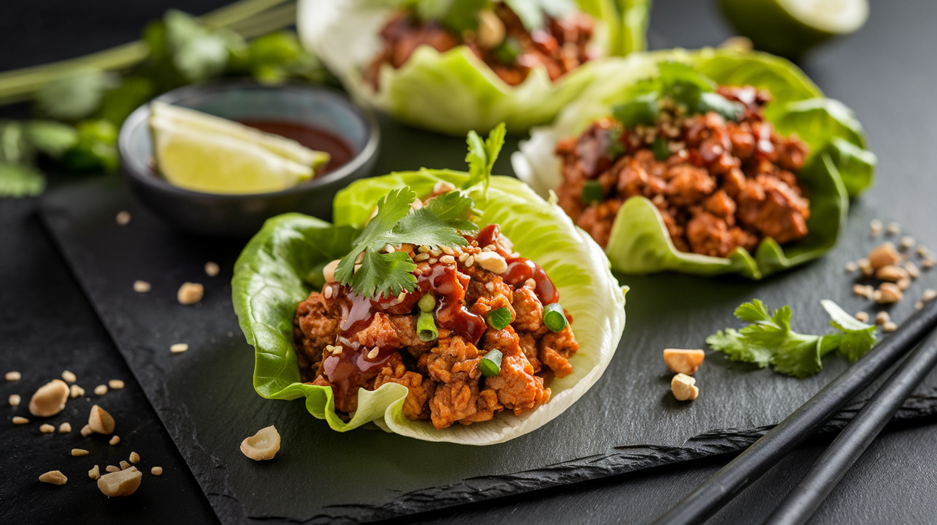 Asian Chicken Lettuce Wraps