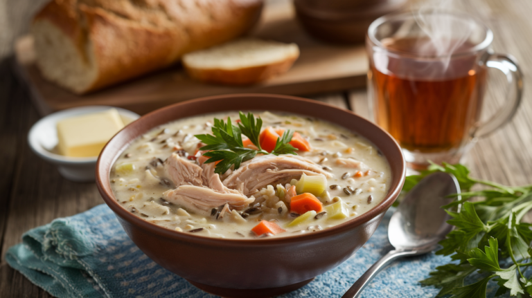 Creamy Chicken and Wild Rice Soup