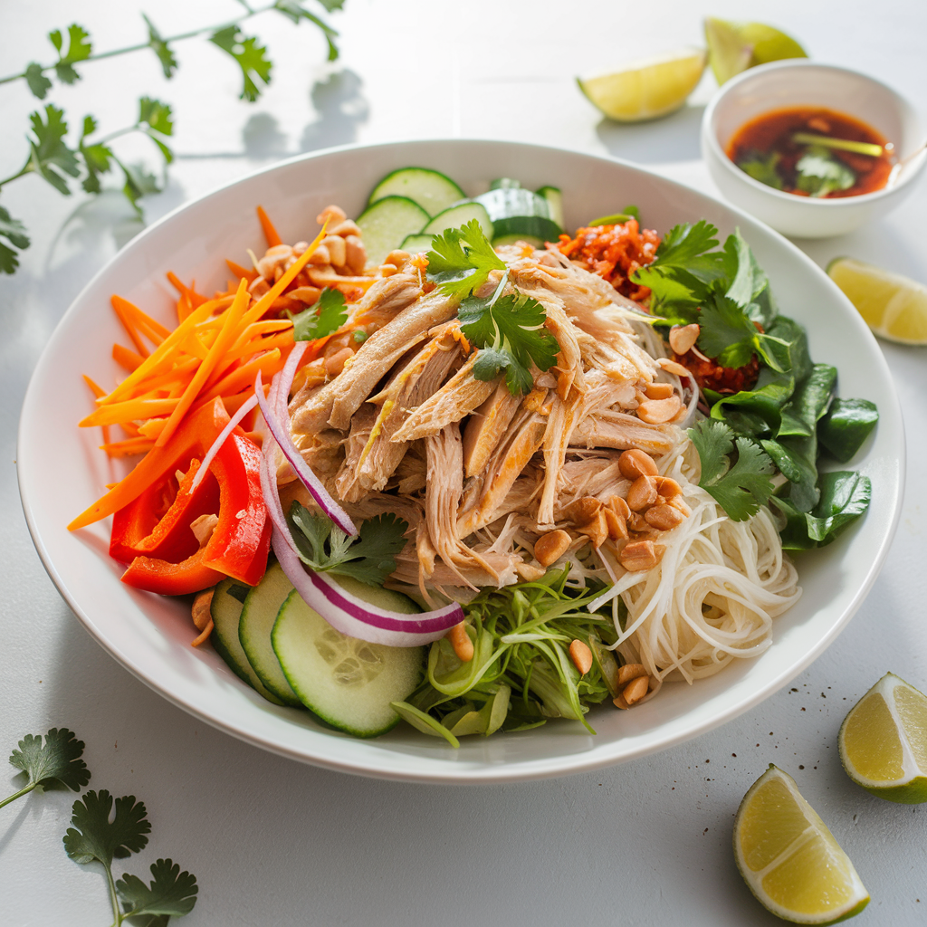 Thai-Inspired Chicken Noodle Salad